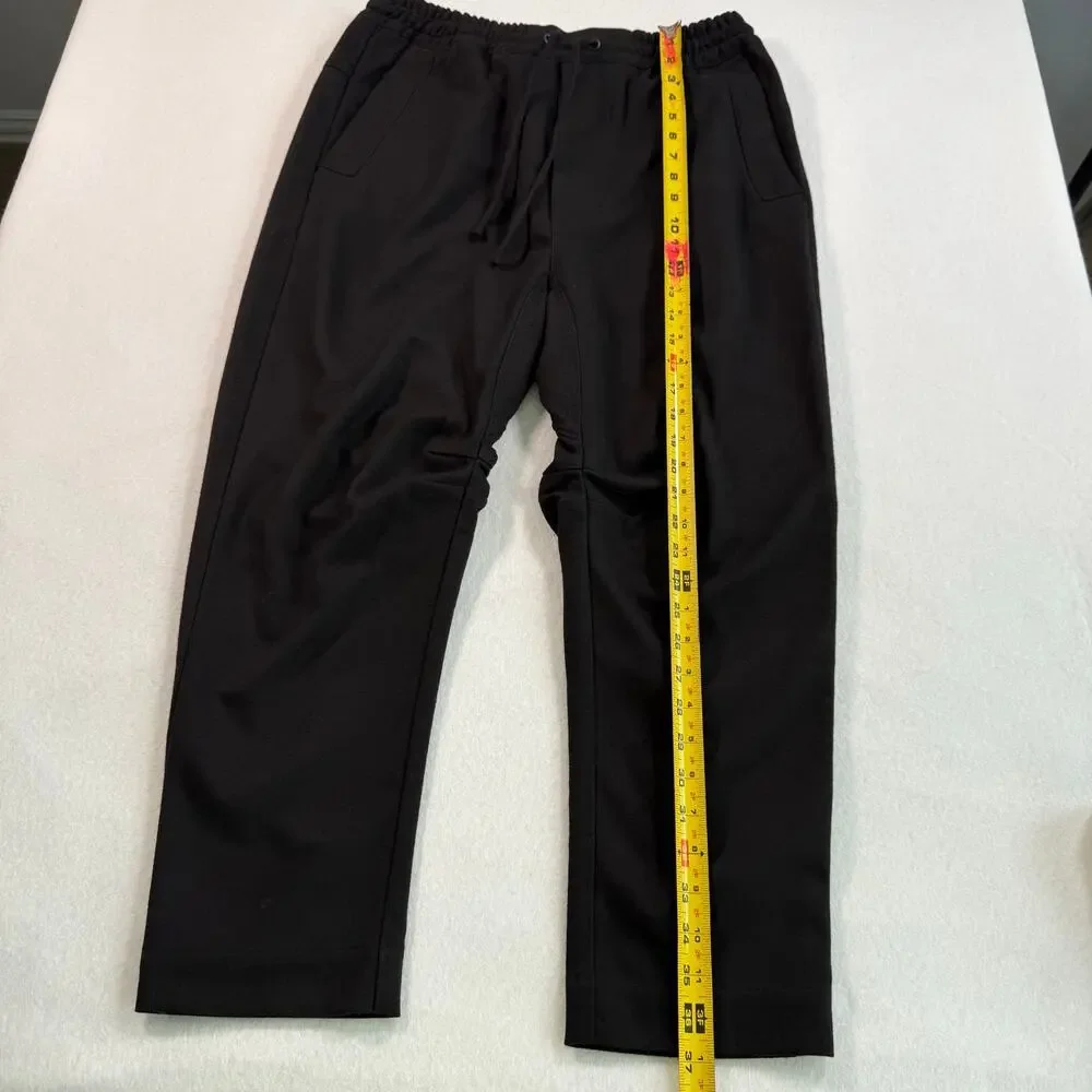 Chapter Ch. Mens Black Technical Knit Drawstring Pants Pants Size 31Straight Leg